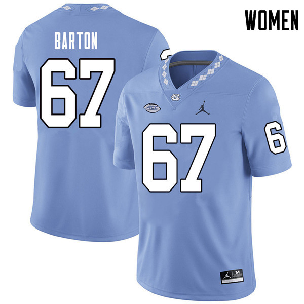 Jordan Brand Women #67 Harris Barton North Carolina Tar Heels College Football Jerseys Sale-Carolina